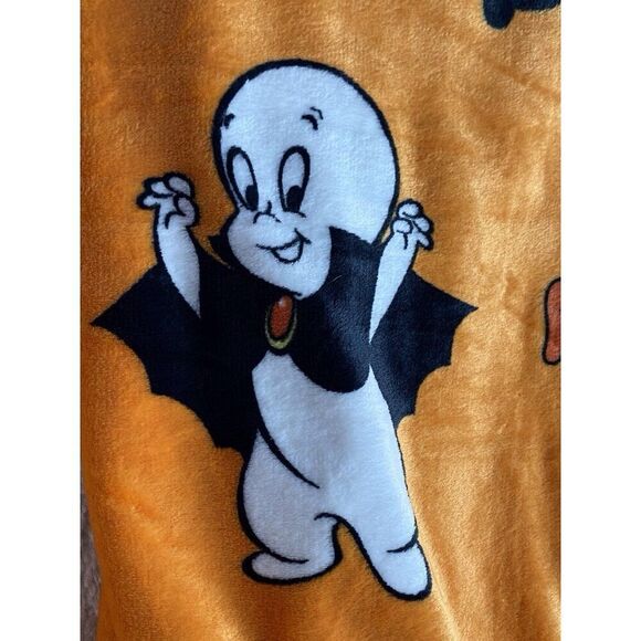 Casper the Friendly Ghost & Wendy Blanket Throw 50x70” Halloween Costumes NEW - Picture 15 of 16